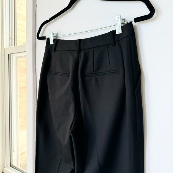 NWT Club Monaco Borrem Pant in Black Ankle Wool Straight Leg Suit Trouser - Picture 10 of 12